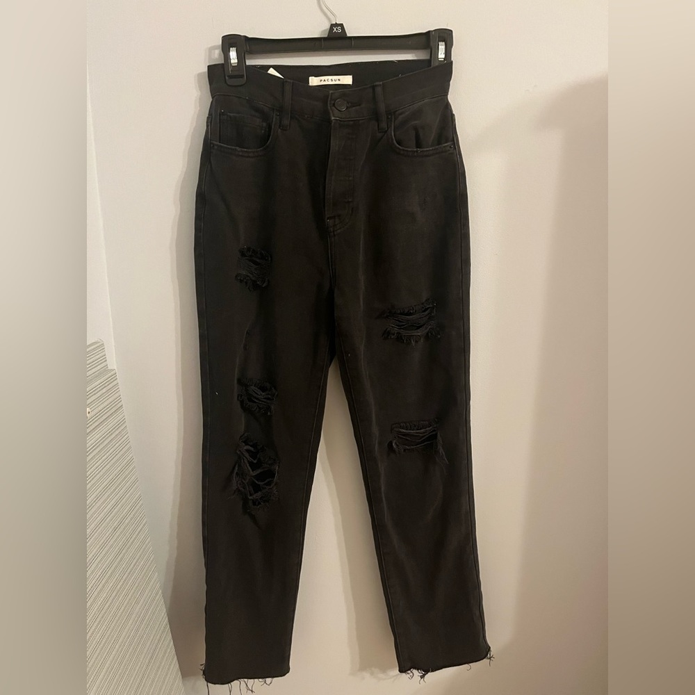 pacsun black jeans size 24